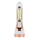 Linterna LED Recargable USB YM-6082 LOGIC Blanco