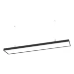 Lámpara Lineal Colgante 118x10 cm Negro 35w 220v Logic