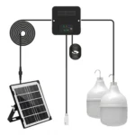 Ampolleta Con Panel Solar FREELUZ (2 Ampolletas de 50w) 750LM Logic