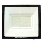 Proyector De Área 100W Luz Calida 3500K Telco Flat Megabright SEC