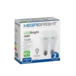 Ampolleta LED A65 CLASICA 15W/6400K E-27 PACK X 2 Megabright - Imagen 2