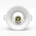 Foco Embutido Fijo Retraído Blanco Base Para GU10 - Imagen 2