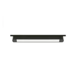 Foco Riel Monofasico Negro Empavonado Movil 20w 4000k Cygnus Neutro