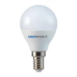 Ampolleta Led G45 Bola 5W/6400K E-14 Megabright
