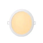 Panel Led Embutido Redondo Cálido 3500K 12W