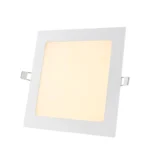 Panel Led Embutido Cuadrado Cálido 3500K 3W