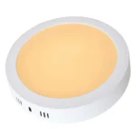 Panel Led Sobrepuesto Redondo Cálido 3500K 12W