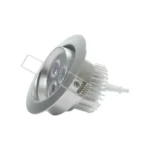 Foco Led Embutido Dirigible Frío 6500k 3W Aluminio