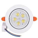 Foco Led Embutido Dirigible Frío 6500k 5W Blanco