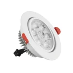 Foco Led Embutido Dirigible Frío 6500k 7W Blanco - Imagen 2