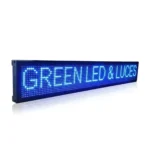 Letrero Led Publicitario Programable Wi-fi 100x20 Cm AZUL