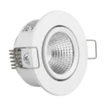 Foco Spot Led 3w Embutido Redondo Luz FRIA 6000k Dirigible - Imagen 2