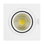 Foco Spot Led Embutido Cuadrado Dirigible 3w Frío