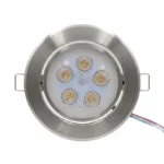 Foco Led Embutido Dirigible Cálido 3500k 5W Aluminio