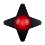 Aplique Led Exterior 4 Diodos Rojo IP65