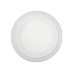 Panel Led Borde RGB Redondo Sobrepuesto Control Remoto Luz Fría 3W+3W