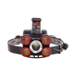 Linterna Cabeza AM-BT007 Led 2 Baterias Recargable