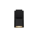 Aplique Led Exterior Dual Cob 15w Frio 6000k Negro