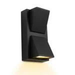 Aplique Led Exterior Dual Cob 15w Calido 3000k Negro - Imagen 2