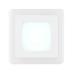 Panel Led Borde RGB Cuadrado Sobrepuesto Control Remoto Luz Fría 3+3W