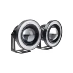 Focos Neblineros Led Ojos De Ángel Luz Blanca+Blanco 7.6 Cm 3.5''