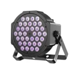 Foco 36 x 1 Led Uv Negro Luz Dmx Fiesta Fluor