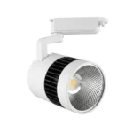 Foco Para Riel Led 30W 6000K - 6500K Cilíndrico Clase 2