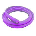 Cinta Neon 180° LED COB Flexible, 220V 12W/M De Color Morado (Precio Por Metro Lineal)
