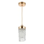 Lampara Colgante Induvidual Elegante Dorado 3 tonos de Luz Dorado