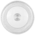 Plafon Lampara Led 24w Diseño Torbellino Circular 3 Tonos de Luz