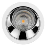 Foco Spot Led Embutido 3 Tonos de Luz 7w 700LM Plateado Epistar Chip