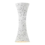 Aplique Led Exterior Bifocal 2x6w Simil Cemento Granito 3000k Calido