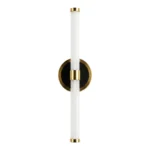 Lampara Pared Led 12w Tubular Calido 3000k Color Dorado W630