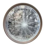 Lampara De Techo Redonda Blanca LED Futurista - Maori Tipo Espejo 50Cm Modelo 802