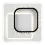 Lampara de Techo Led Acrilica Cuadrada 30cm Vidrio Cuadrado Modelo 813 3tonos - Imagen 2