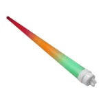Tubo Led T-8 18W RGB Secuencial Sin Base 120Cm Con Enchufe
