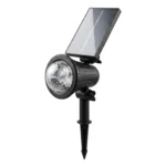 Foco Solar Exterior Estaca Frío RGB Giratorio