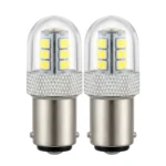 Ampolletas X2 Led Lupa Bay 6 Diodos 1157 Frio