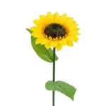 Estaca Solar De Girasol Luz Led Cálida.pack 2 Und