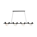 Lampara Colgante Metal Lineal 120cm 8 Soquetes E27 (No Incluye Ampolletas)