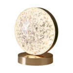 Lámpara Lujos 3d Led Táctil De Acrilico Redondo