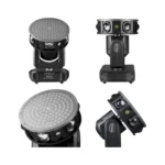 Cabezal De Fiesta GYRO SWING, Ojos grandes LED de 6 piezas, Giratorio, Luz Láser - Imagen 3