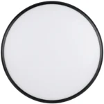 Panel Redondo Led Jortan 20W Sobrepuesto Borde Negro Luz Fria Calida y Neutro.