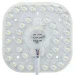 Placa Led Repuesto 18W Cuadrado C/Iman 6500K 36 Led 13.5x13.5Cm