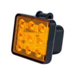 Farol Cuadrado De 45W De 12/24V Destellante Ambar