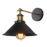 Aplique Con Pantalla Porta Ampolleta E27 Nash Konnergie 12m Garantía (No incluye Ampolleta) - Imagen 2