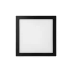 Panel Sobrepuesto Negro Pro Cuadrado 12w Frio 6500k Konnergie 2 Años Garantía - Imagen 2
