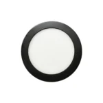 Panel Sobrepuesto Redondo Negro 6w Frio 6500k Konnergie 12 Meses Garantía - Imagen 2