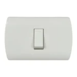Interruptor Embutido Simple Aris 9/12 - 250v 10a -Blanco P/Blc