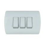 Interruptor Embutido Triple Aris 9/32 - 250v 10a -Blanco P/Blc
